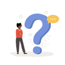 پیش‌نمایش فایل african-woman-with-large-question-mark-search-for-answers-11587682 از پک مفهوم سوالات متداول