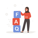 پیش‌نمایش فایل arab-woman-with-large-cubes-with-letters-faq-11587680 از پک مفهوم سوالات متداول