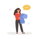 پیش‌نمایش فایل woman-reading-user-agreement-11587687 از پک مفهوم سوالات متداول
