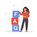پیش‌نمایش فایل woman-with-large-cubes-with-letters-faq-11587678 از پک مفهوم سوالات متداول