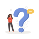 پیش‌نمایش فایل woman-with-large-question-mark-search-for-answers-11587681 از پک مفهوم سوالات متداول