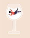 پیش‌نمایش فایل drunk-african-woman-swimming-in-glass-of-boozy-11574421 از پک الکلیسم