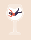 پیش‌نمایش فایل drunk-arabian-woman-swimming-in-glass-of-boozy-11574428 از پک الکلیسم