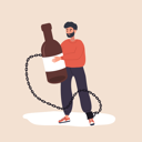 پیش‌نمایش فایل drunk-man-chained-to-a-bottle-of-booze-11574426 از پک الکلیسم