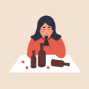 پیش‌نمایش فایل sad-arabian-girl-sitting-at-table-and-drinking-wine-11574423 از پک الکلیسم