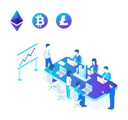 پیش‌نمایش فایل cryptocurrency-and-blockchain-market-3391240 از پک ایزومتریک