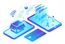 پیش‌نمایش فایل e-commerce-3391259 از پک ایزومتریک