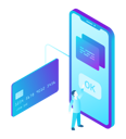 پیش‌نمایش فایل online-payment-by-credit-card-on-smartphone-3391252 از پک ایزومتریک