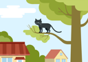 پیش‌نمایش فایل cat-on-tree-3593827 از پک حیوانات وحشی