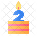 پیش‌نمایش فایل 2-years-cake-4205449 از پک نشان سالگرد