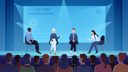 پیش‌نمایش فایل people-at-the-conference-9161131 از پک کسب و کار
