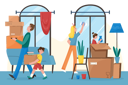 پیش‌نمایش فایل family-moving-to-new-apartment-9180266 از پک انتقال خانه