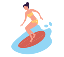 پیش‌نمایش فایل girl-doing-surfing-9180091 از پک ورزش های آبی