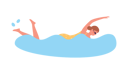 پیش‌نمایش فایل swimming-in-water-9180090 از پک ورزش های آبی