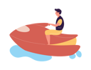 پیش‌نمایش فایل water-speedboating-9180085 از پک ورزش های آبی