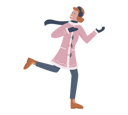 پیش‌نمایش فایل woman-throwing-snowball-9386588 از پک مردم کریسمس