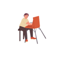 پیش‌نمایش فایل man-draw-painting-9387215 از پک مشاغل خلاق