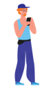 پیش‌نمایش فایل young-man-holding-mobile-9401972 از پک افراد با گوشی هوشمند