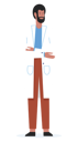 پیش‌نمایش فایل male-surgeon-giving-standing-pose-9402094 از پک پزشکان با دستان ضربدری