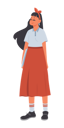 پیش‌نمایش فایل female-student-standing-9402115 از پک افراد جوان شیک