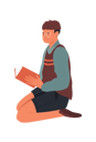 پیش‌نمایش فایل young-boy-reading-book-9402164 از پک دانشجویان