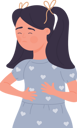 پیش‌نمایش فایل girl-with-stomach-pain-9449665 از پک کودکان بیمار