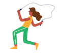 پیش‌نمایش فایل girl-doing-aerobics-9422195 از پک ورزش ها