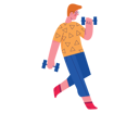 پیش‌نمایش فایل man-doing-exercise-with-dumbbells-9422190 از پک ورزش ها