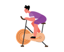پیش‌نمایش فایل man-riding-gym-cycle-9422197 از پک ورزش ها