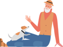 پیش‌نمایش فایل old-man-playing-with-dog-9470946 از پک حالت‌های پیرمرد
