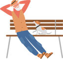 پیش‌نمایش فایل old-man-sitting-on-wooden-bench-and-thinking-something-9470956 از پک حالت‌های پیرمرد