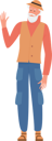 پیش‌نمایش فایل old-man-waving-left-hand-9470950 از پک حالت‌های پیرمرد