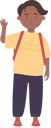 پیش‌نمایش فایل african-male-student-carrying-bag-and-waving-hand-9471852 از پک مرد آمریکایی آفریقایی تبار در سنین مختلف