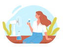 پیش‌نمایش فایل woman-cooling-at-electric-ventilator-blowing-11522917 از پک فعالیت افراد