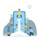 پیش‌نمایش فایل mobile-app-launch-11522267 از پک متفرقه