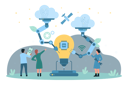 پیش‌نمایش فایل produce-and-develop-creative-ideas-11522293 از پک متفرقه