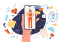 پیش‌نمایش فایل weight-loss-app-11522305 از پک متفرقه