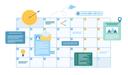 پیش‌نمایش فایل business-planning-in-online-calendar-11523392 از پک کسب و کار
