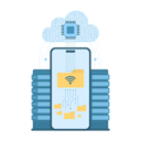 پیش‌نمایش فایل cloud-system-for-digital-data-synchronization-11523386 از پک مدیریت داده