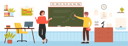 پیش‌نمایش فایل chemistry-class-with-teacher-and-student-at-school-11526990 از پک معلم