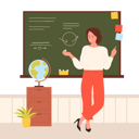 پیش‌نمایش فایل geography-teacher-teaching-students-at-school-lesson-11526992 از پک معلم