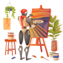 پیش‌نمایش فایل artwork-creation-with-ai-11526982 از پک رباتیک
