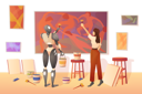 پیش‌نمایش فایل collaboration-work-between-ai-and-human-to-generate-11526981 از پک رباتیک