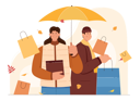 پیش‌نمایش فایل autumn-sales-in-mall-store-11526620 از پک پاییز
