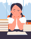 پیش‌نمایش فایل bored-little-girl-in-classroom-11568036 از پک فعالیت کودکان