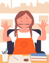 پیش‌نمایش فایل funny-girl-at-classroom-11568033 از پک فعالیت کودکان