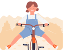 پیش‌نمایش فایل happy-girl-riding-bicycle-11568051 از پک فعالیت کودکان