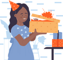 پیش‌نمایش فایل little-birthday-girl-open-gifts-11568055 از پک فعالیت کودکان