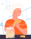 پیش‌نمایش فایل little-boy-eating-croissant-11568043 از پک فعالیت کودکان