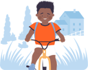 پیش‌نمایش فایل little-student-on-bicycle-11568050 از پک فعالیت کودکان